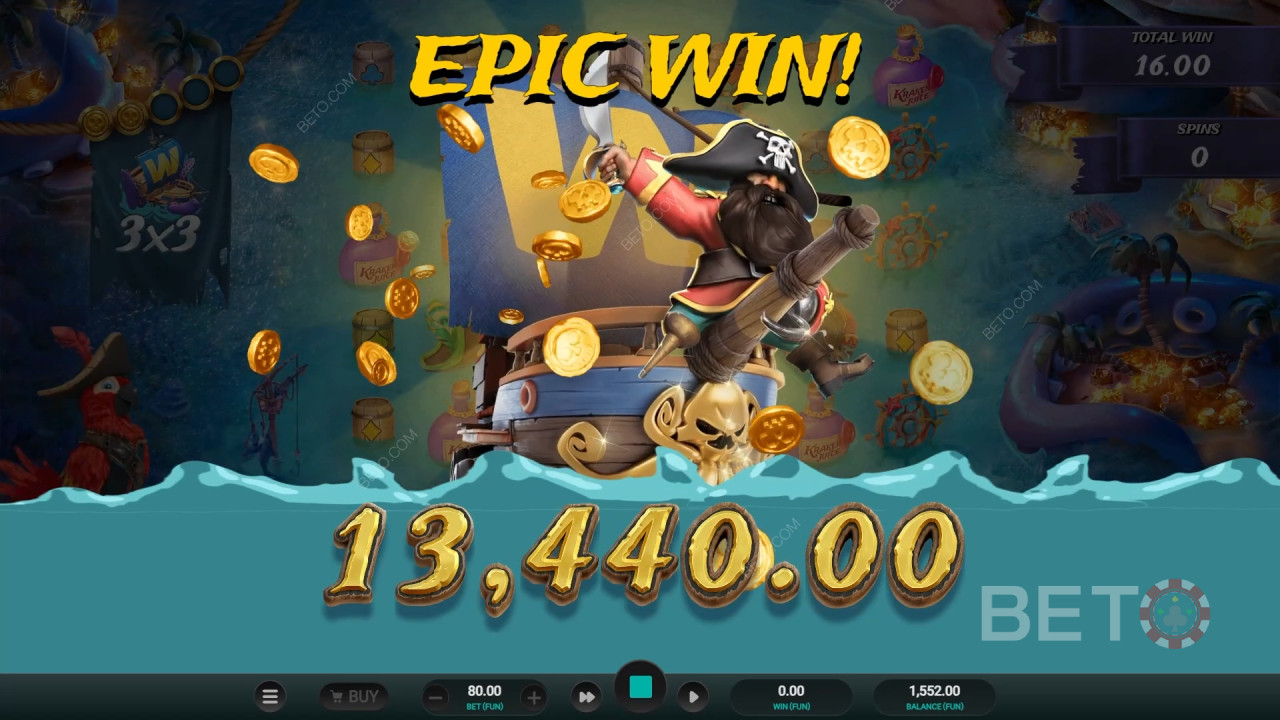 Выиграйте 10 000x вашу ставку в видеослоте Kraken