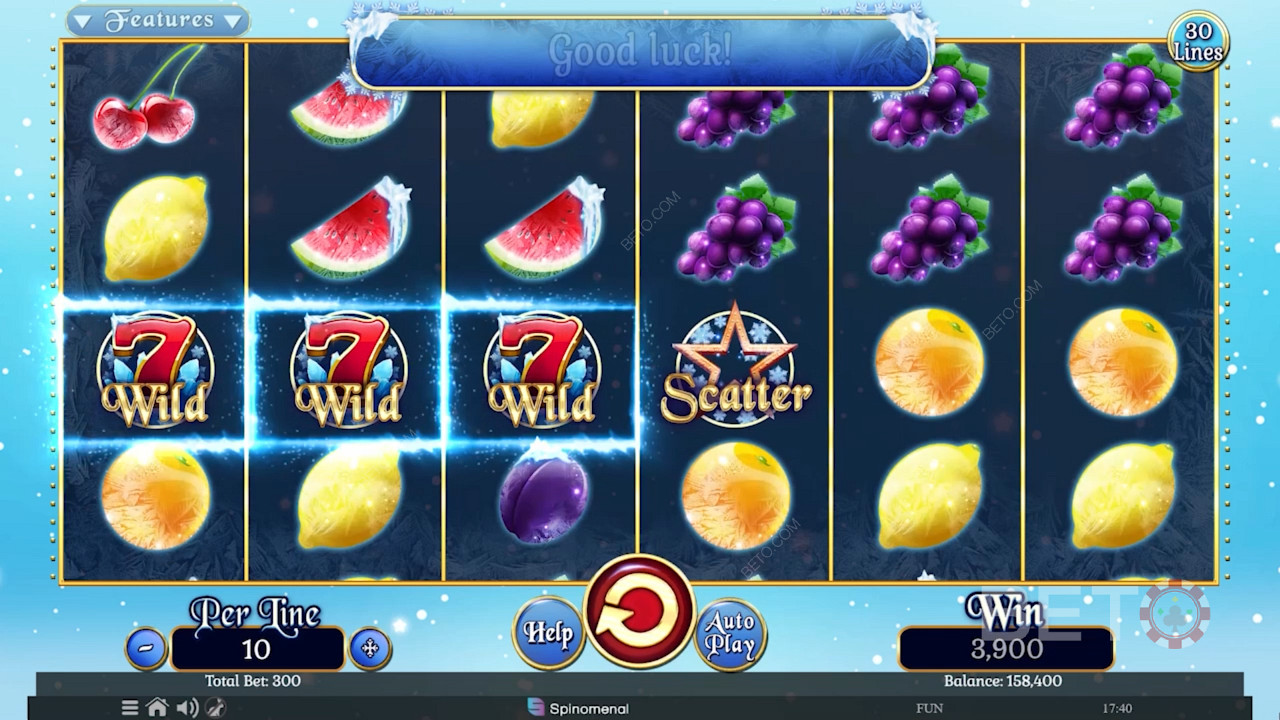 Fruits On Ice Collection 30 Lines Играть Бесплатно