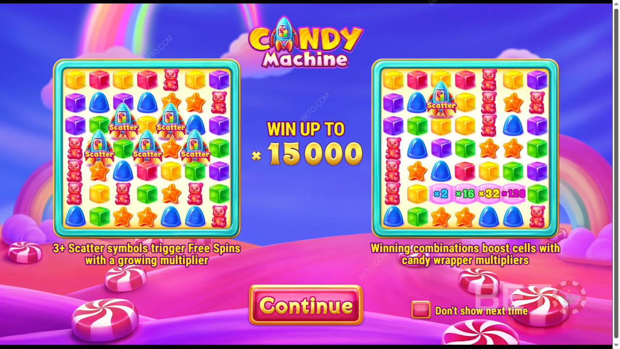 Бонусные функции, объясненные в Candy Machine Барбарой Бэнг