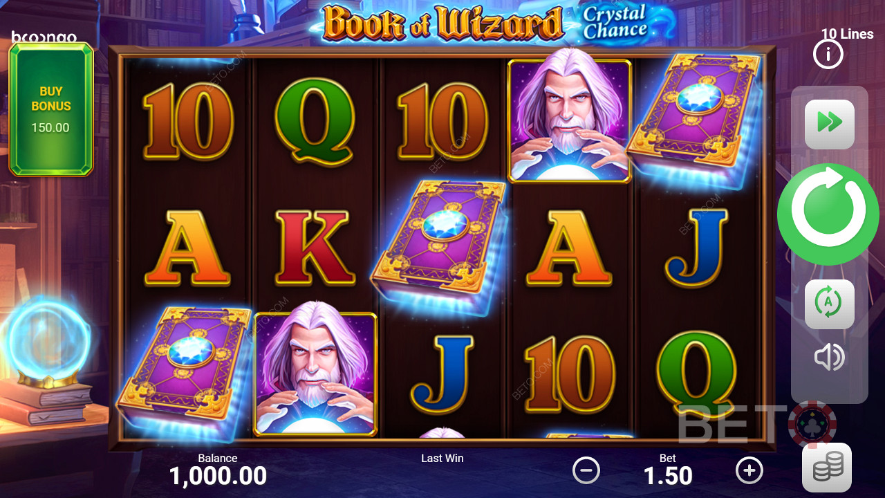 Book of Wizard: Crystal Chance Играть Бесплатно