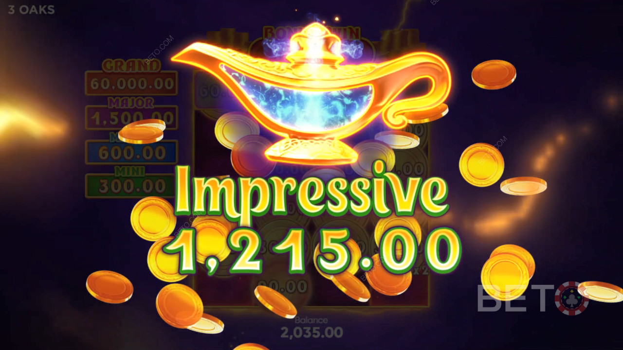 Выиграйте 2 000x вашу ставку в игровом автомате Coin Lamp!