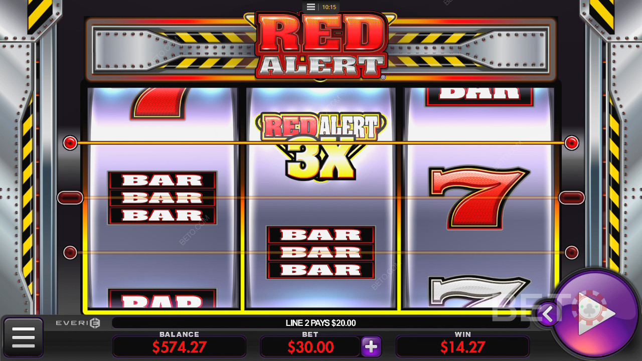 Обзор Red Alert от BETO Slots