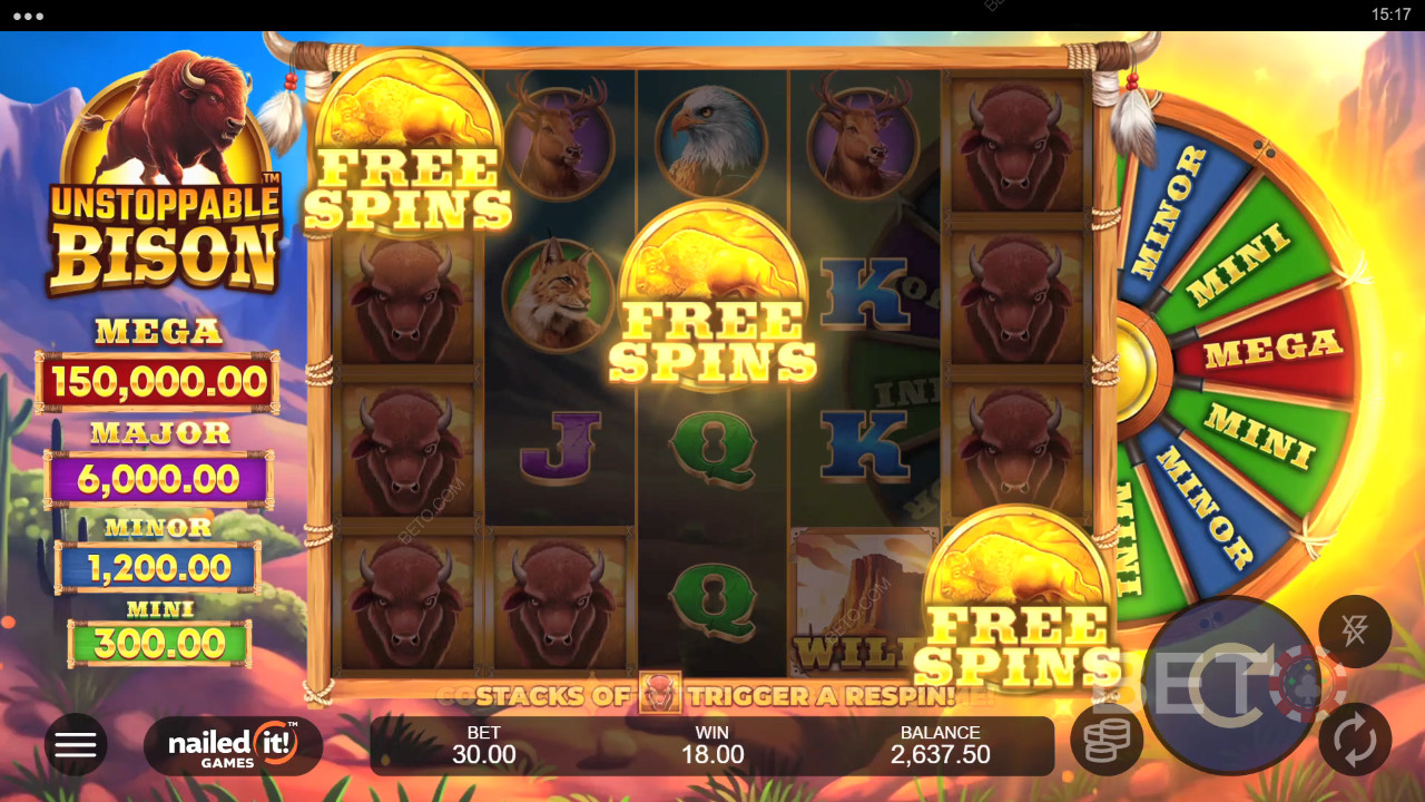 Unstoppable Bison Играть Бесплатно