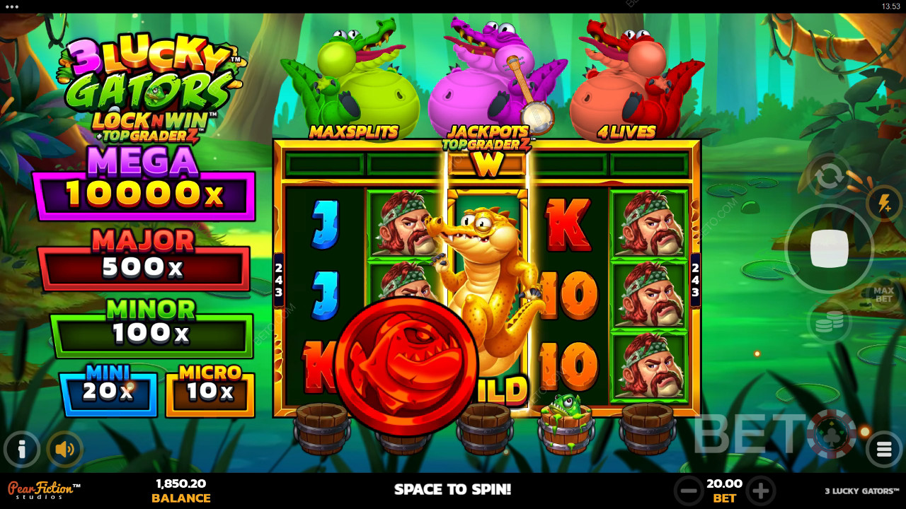 Обзор 3 Lucky Gators от BETO Slots
