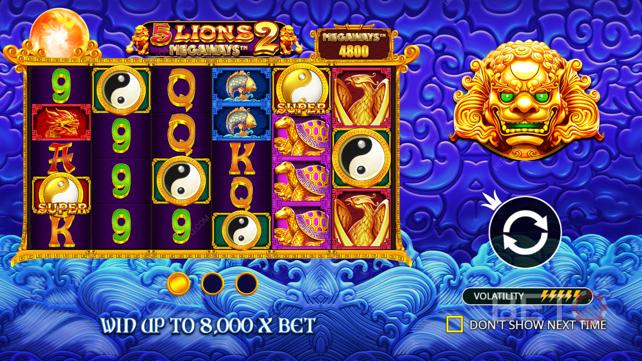 Является ли 5 Lions Megaways 2 забавным?