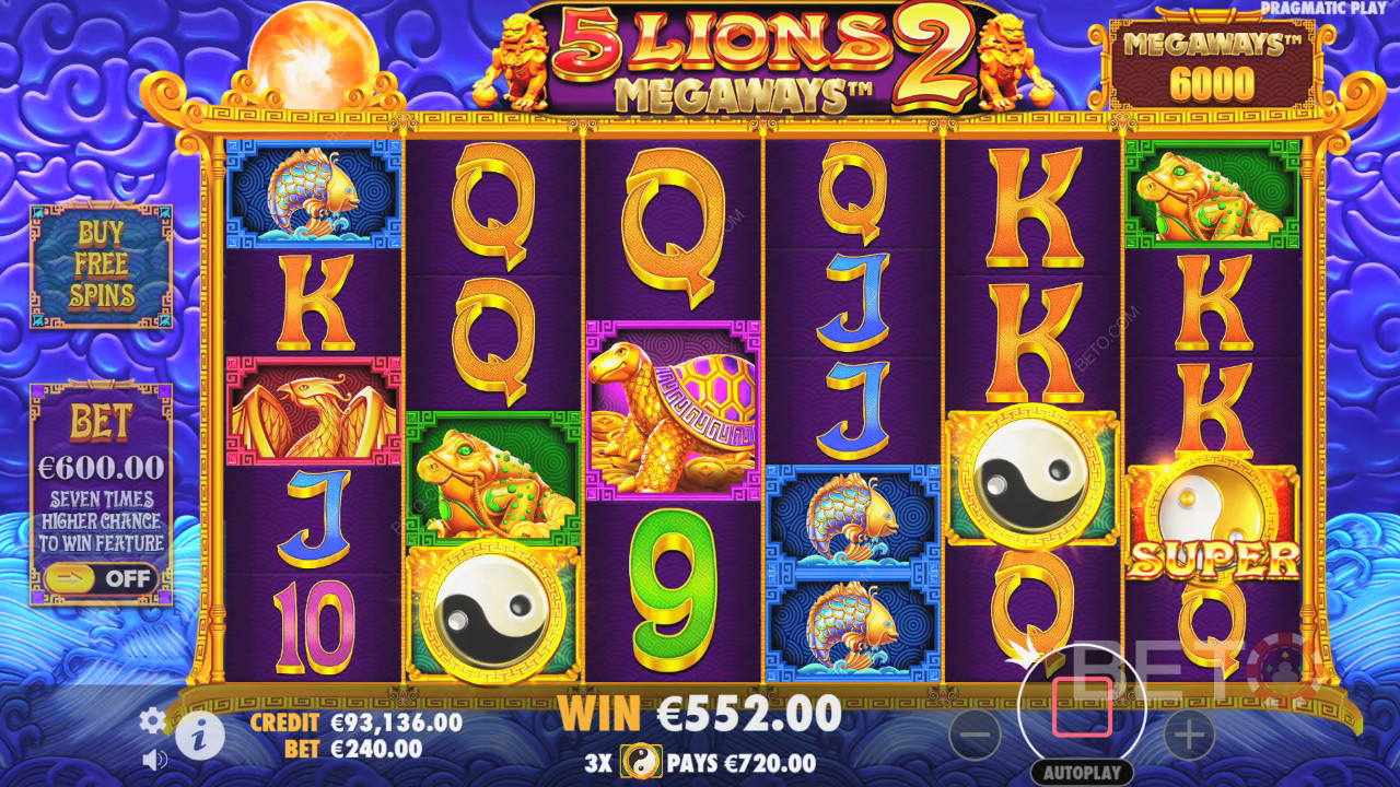 5 Lions Megaways 2 Обзор от BETO Slots
