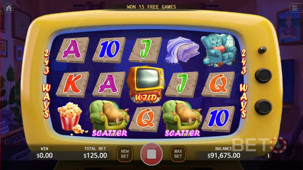 Обзор Couch Potato от BETO Slots