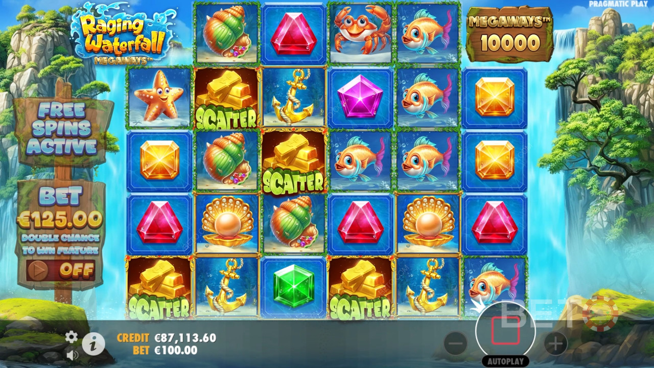 Raging Waterfall Megaways Играть Бесплатно