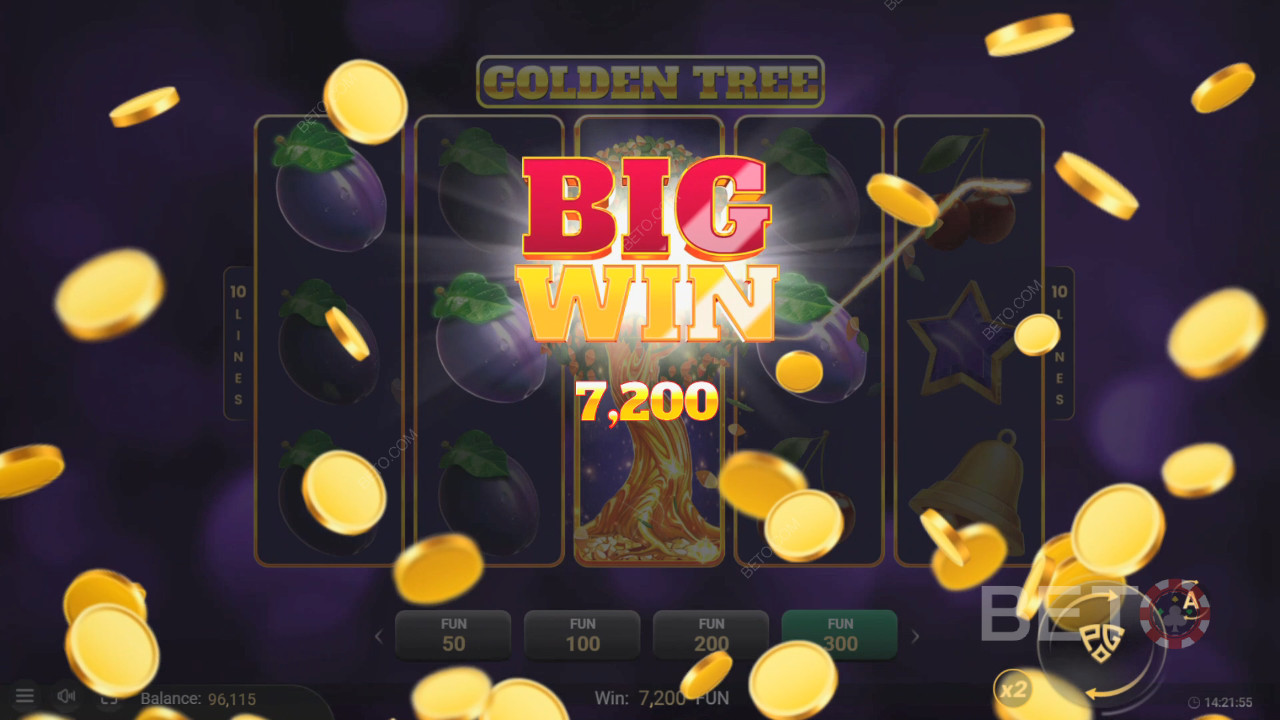 Выиграйте 5 000x вашу ставку в видеослоте Golden Tree!