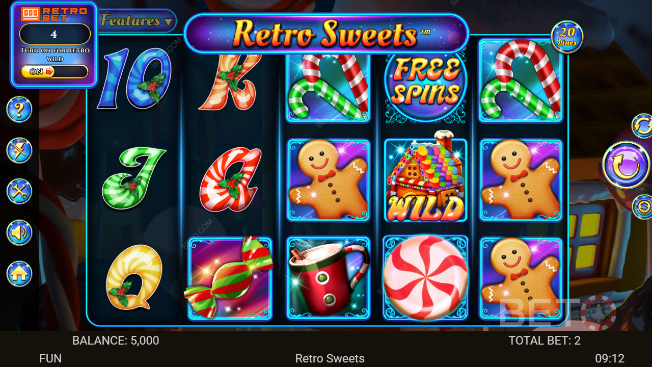 Обзор Retro Sweets от BETO Slots