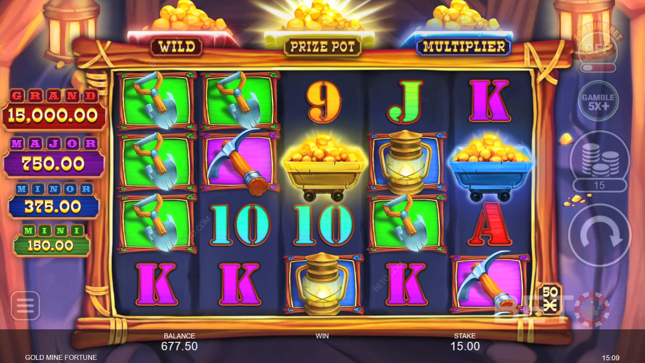 Обзор Gold Mine Fortune от BETO Slots