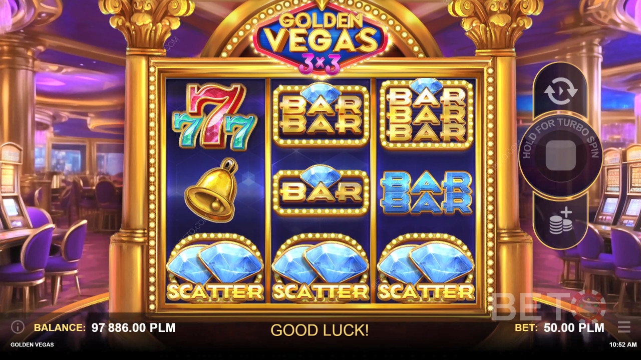 Golden Vegas 3x3 Играть Бесплатно