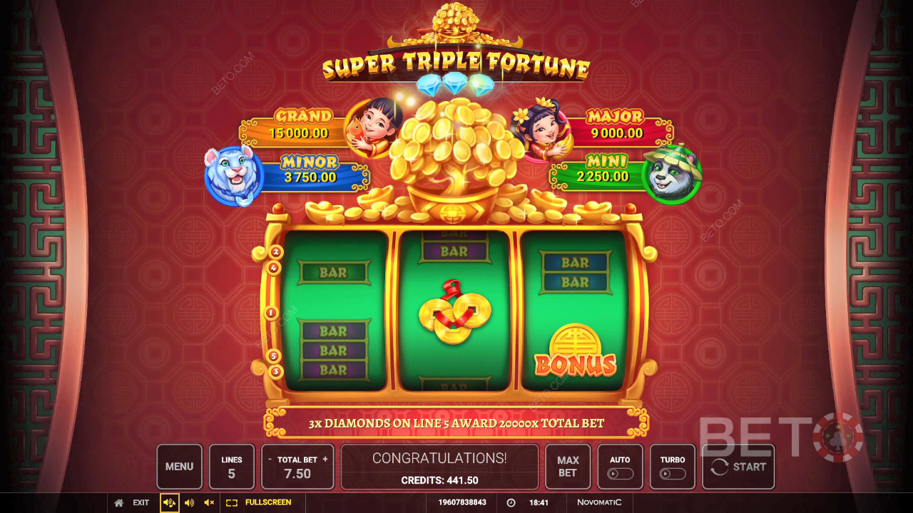 Super Triple Fortune Играть Бесплатно