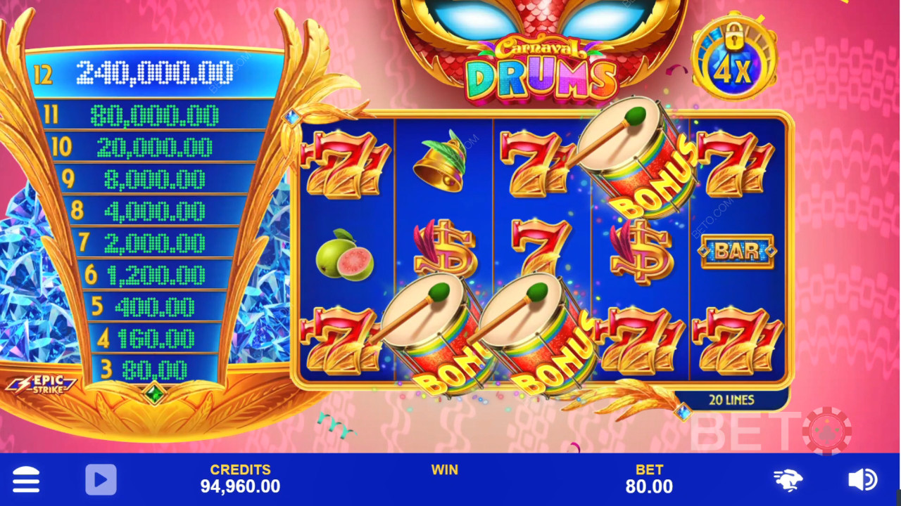 Carnaval Drums Играть Бесплатно