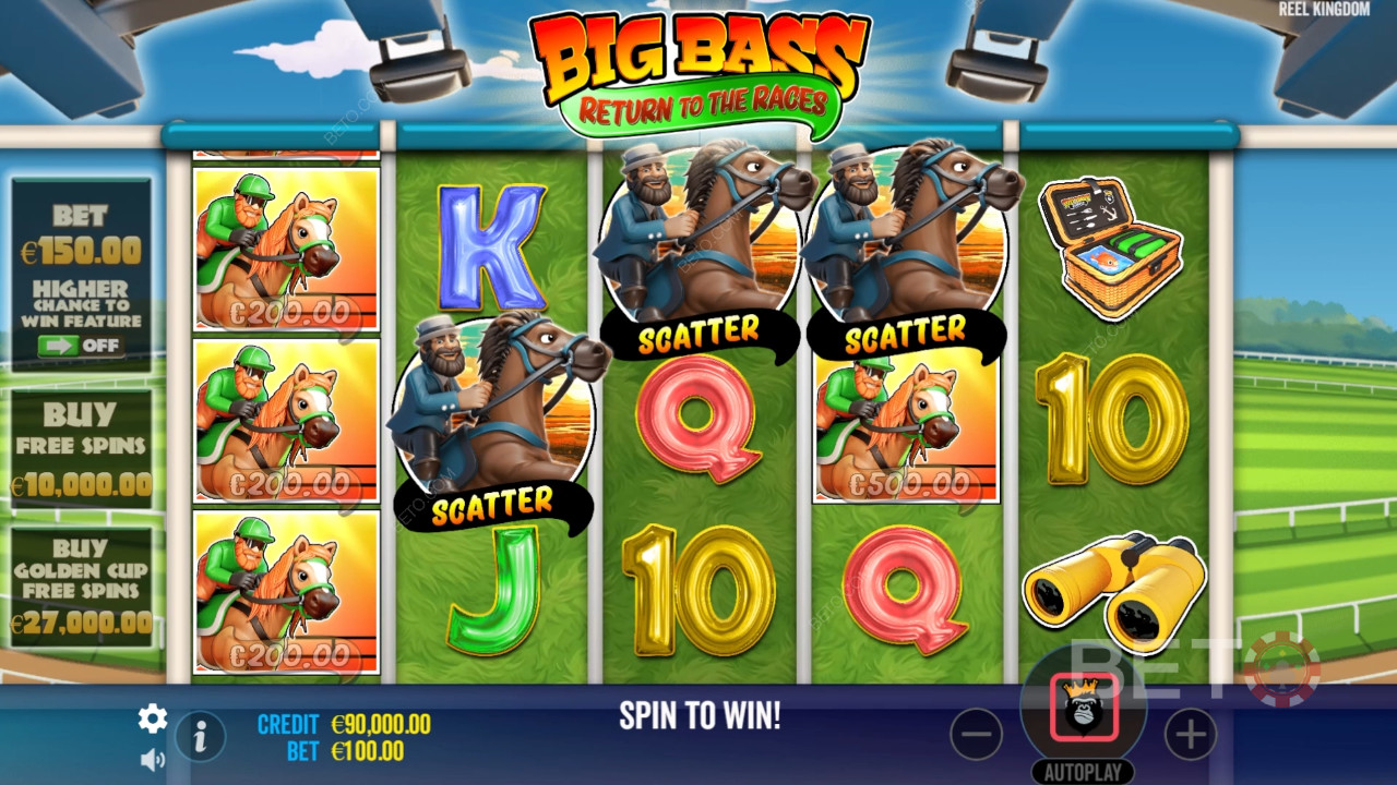 Обзор Big Bass Return to the Races от BETO Slots