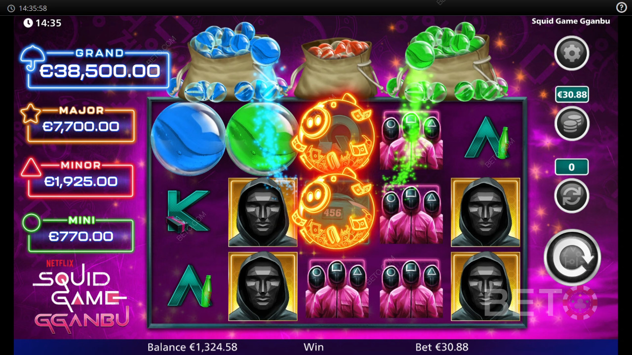 Игра Кальмар Гганбу обзор от BETO Slots