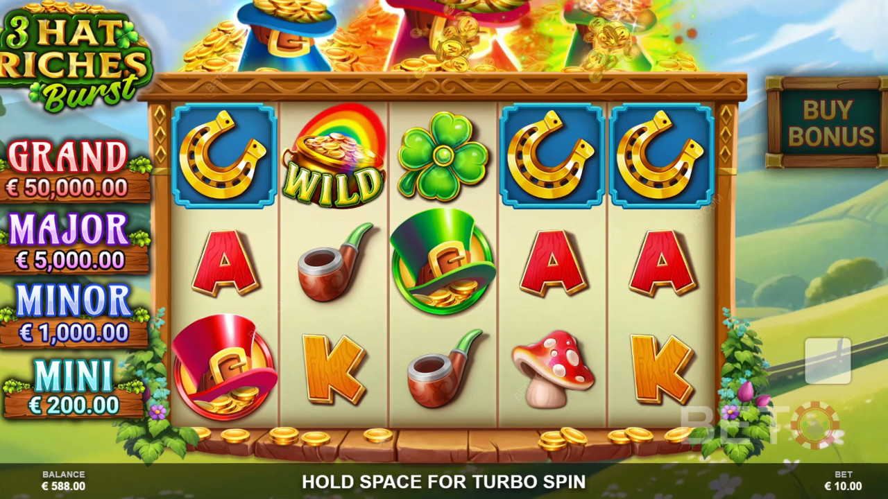 3 Hat Riches Burst Играть Бесплатно