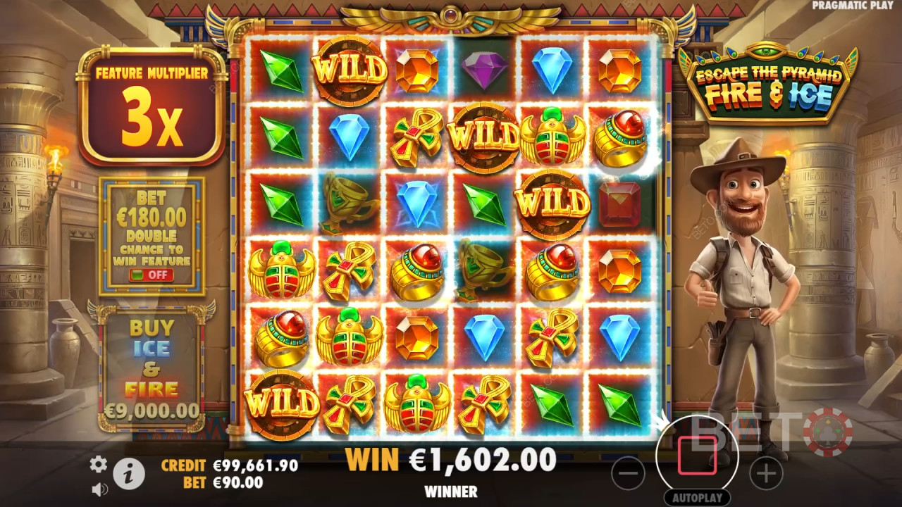 Escape the Pyramid Fire & Ice Играть Бесплатно