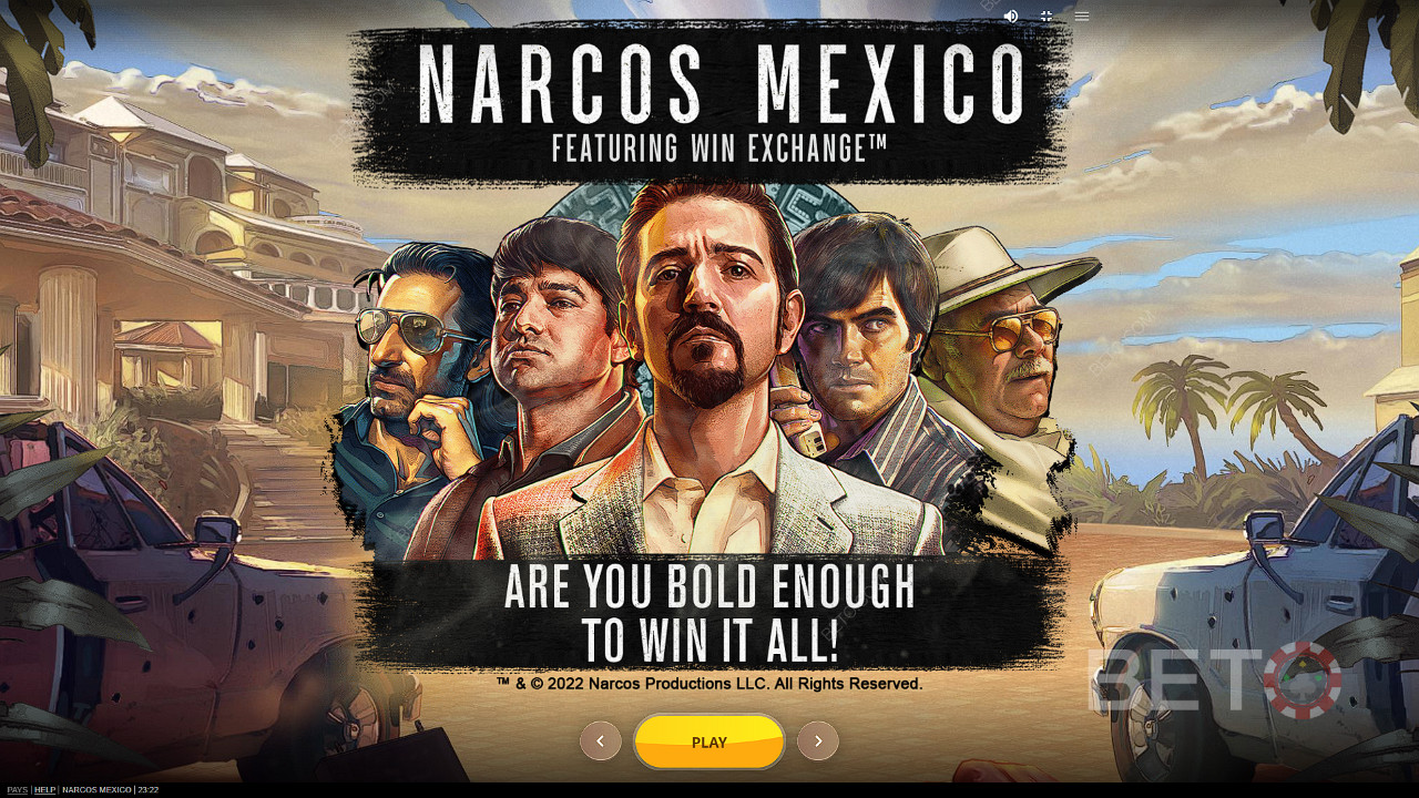 Войдите вмир Narcos Mexico и наслаждайтесь крупными выигрышами