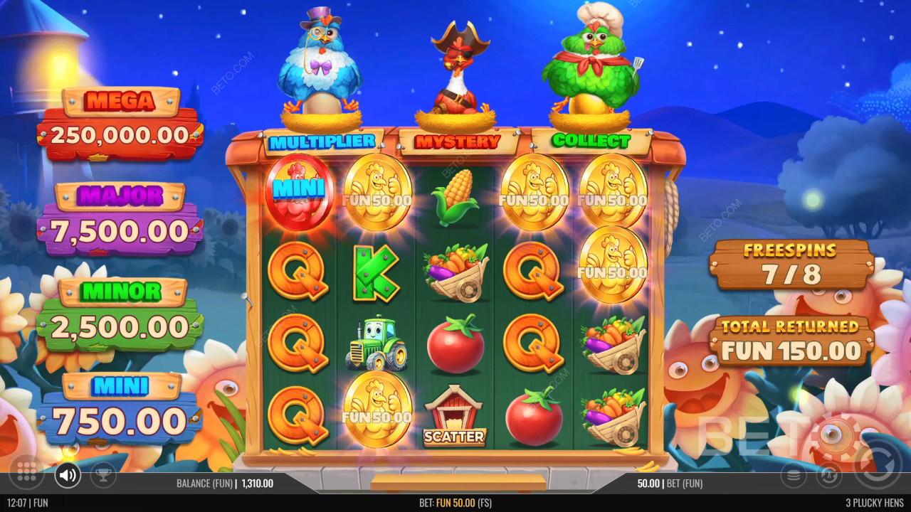 3 Plucky Hens Играть Бесплатно
