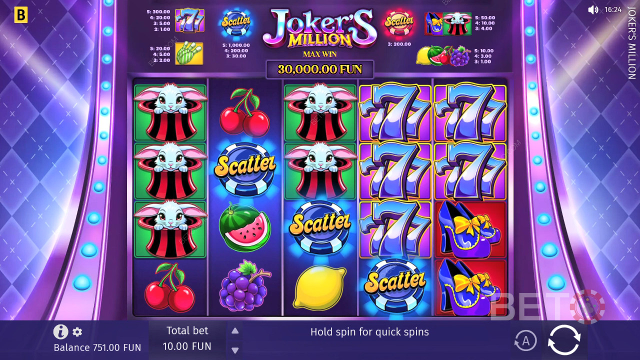 Joker's Million Играть Бесплатно