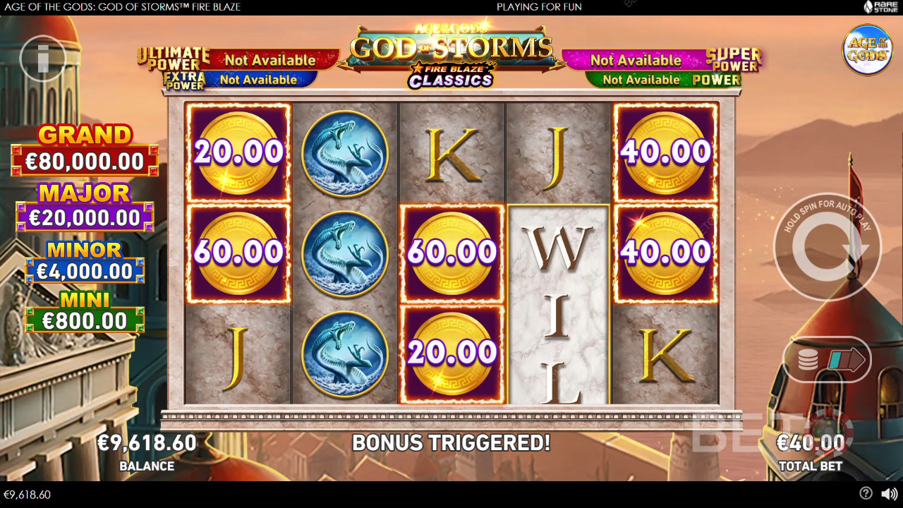 Age of the Gods: God of Storms Fire Blaze Играть Бесплатно