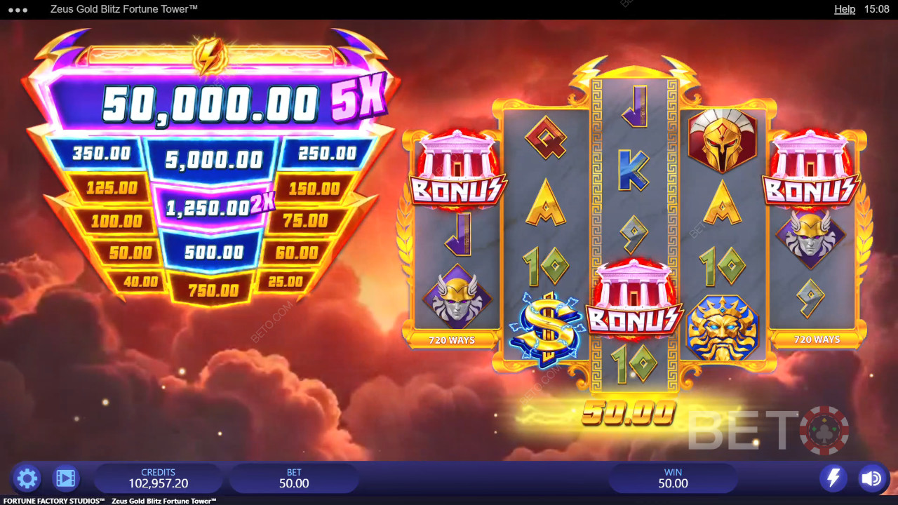 Zeus Gold Blitz Fortune Tower Играть Бесплатно