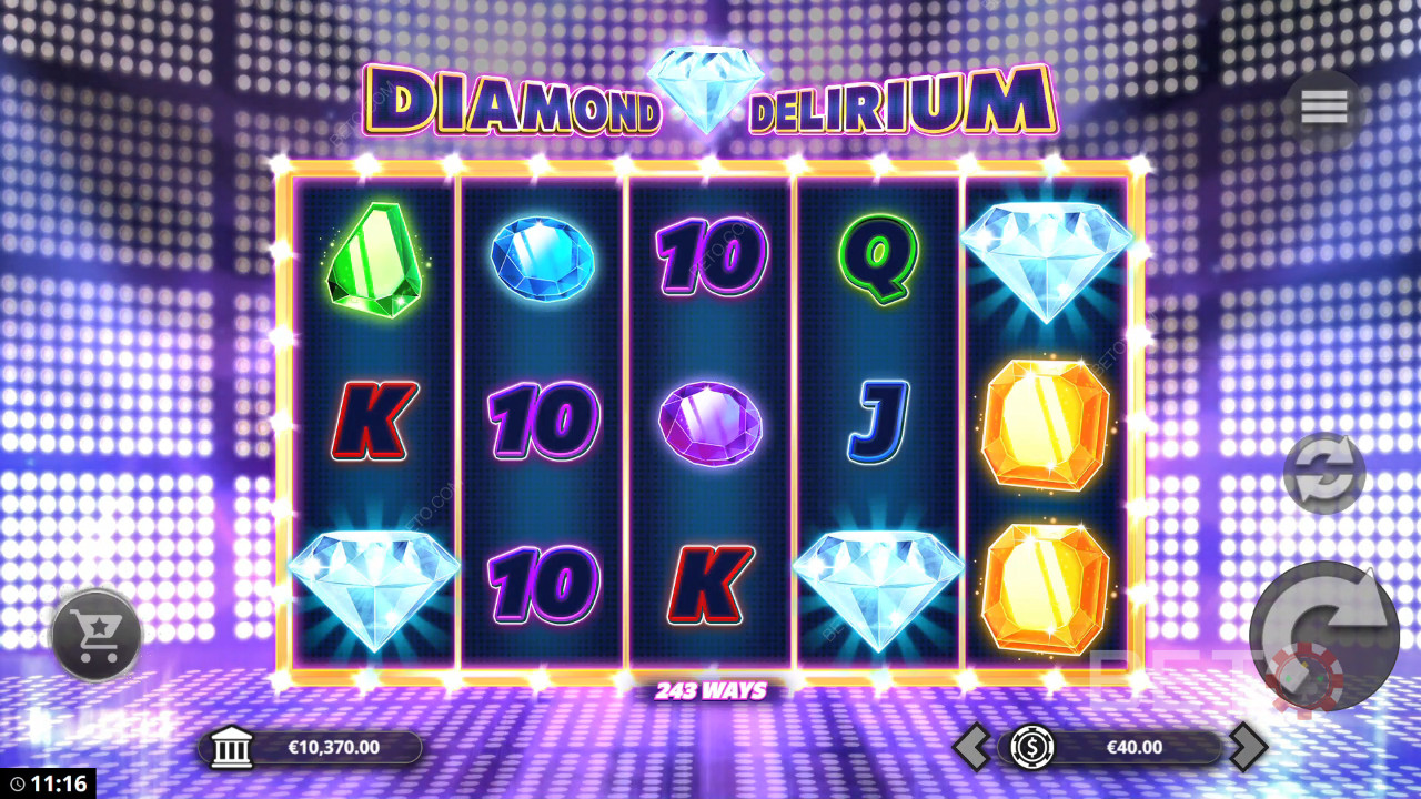 Обзор Diamond Delirium от BETO Slots