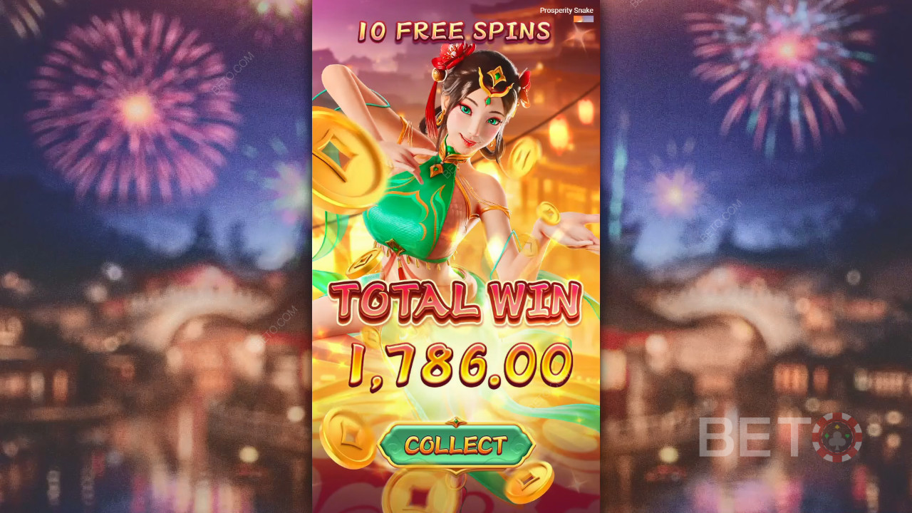 Выиграйте 5 000x вашу ставку в слоте Prosperity Snake!