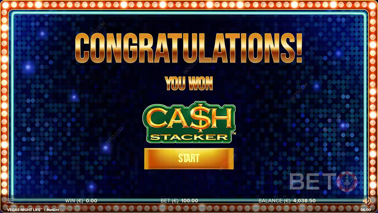 Cash Stacker - самая захватывающая функция этой игры казино