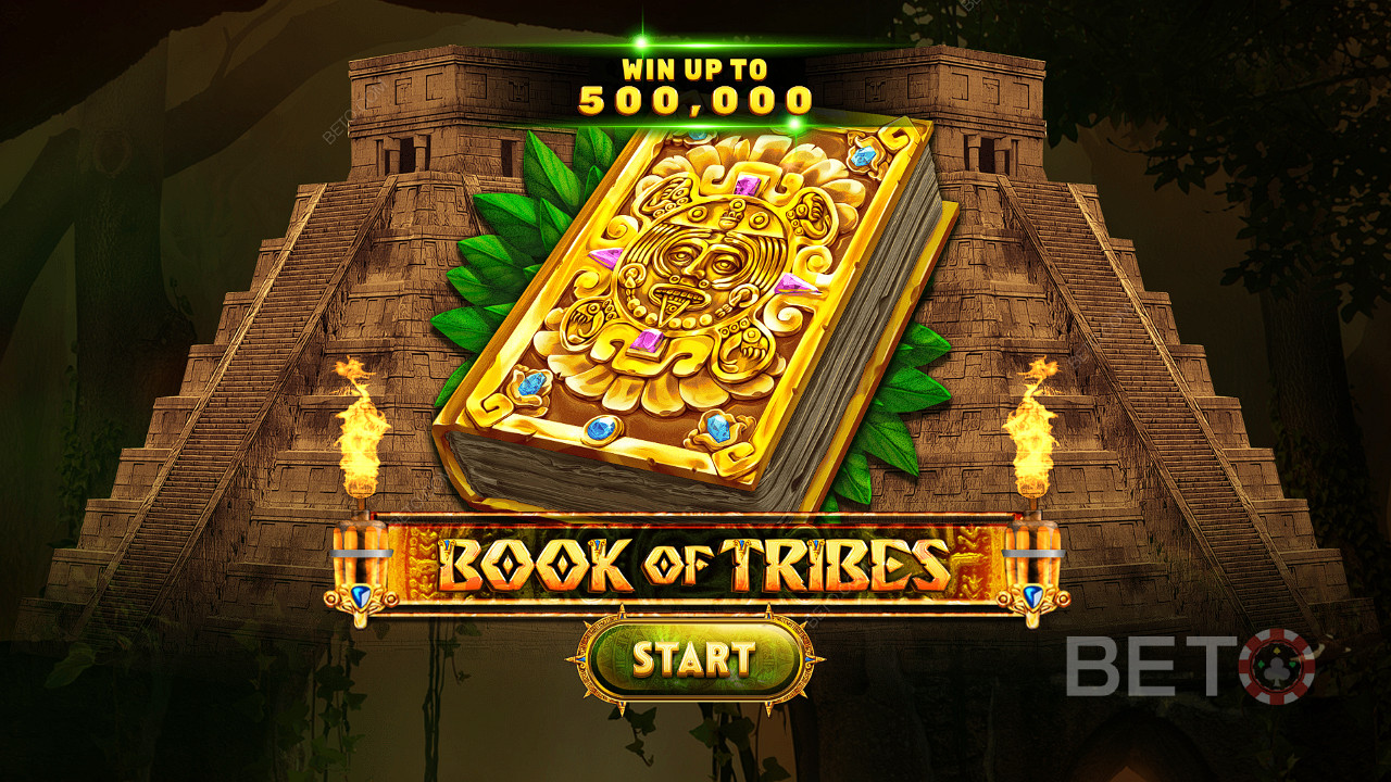 Выигрыш до 5 000x от вашей ставки в онлайн слоте Book of Tribes