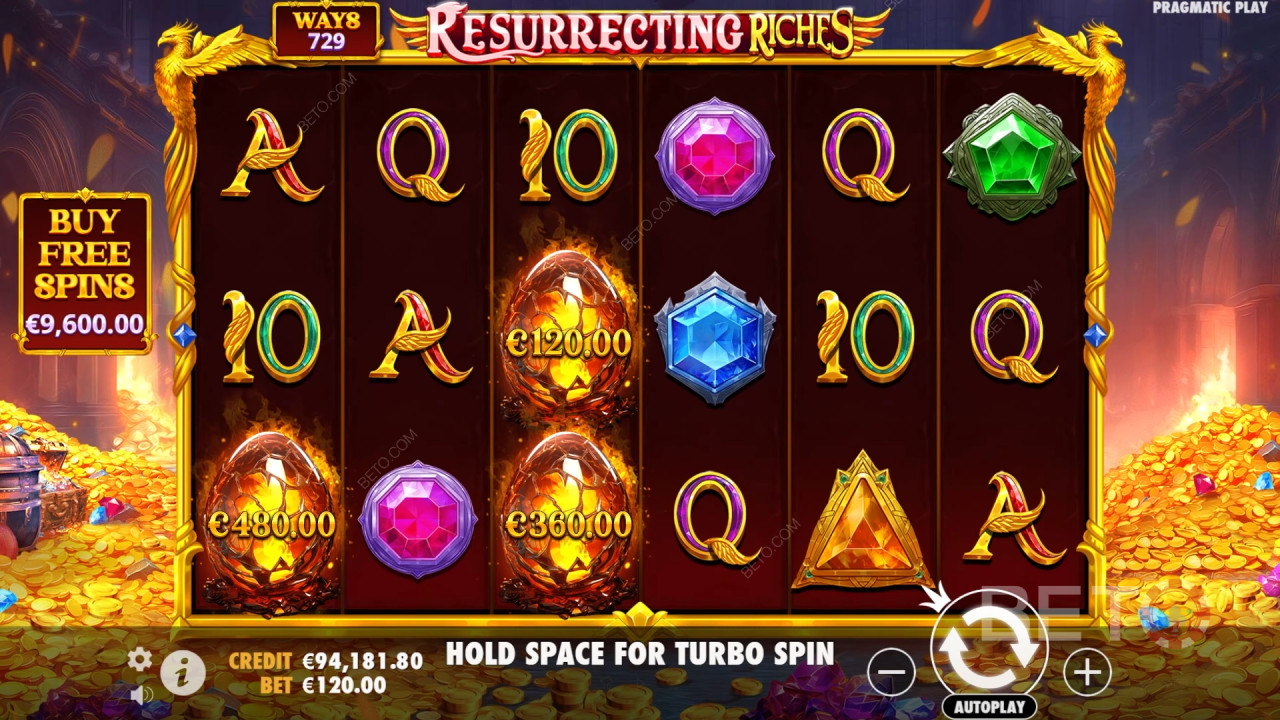 Выиграйте 4 000x вашу ставку в слоте Resurrecting Riches!