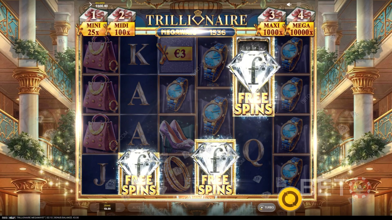 Обзор Trillionaire Megaways от BETO Slots