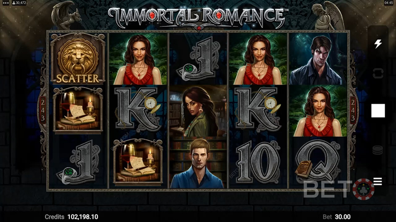 Насладитесь классической темой и выдающимися возможностями в игровом автомате Immortal Romance