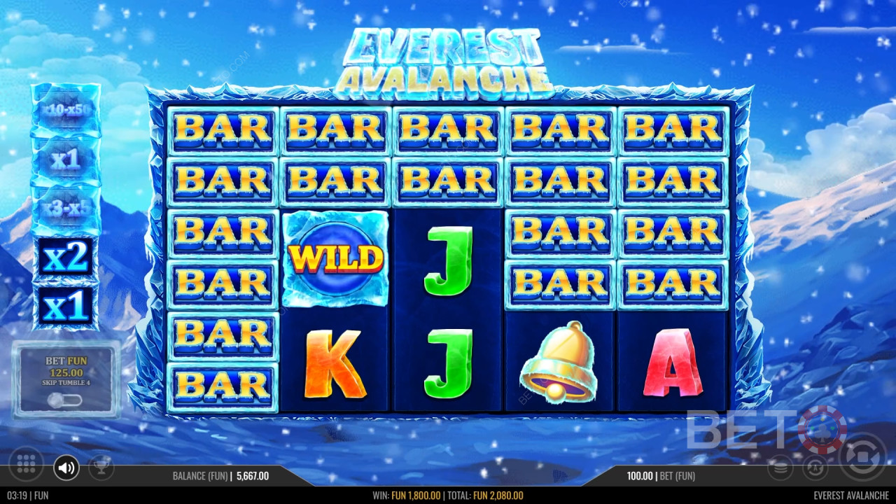 Обзор Everest Avalanche от BETO Slots