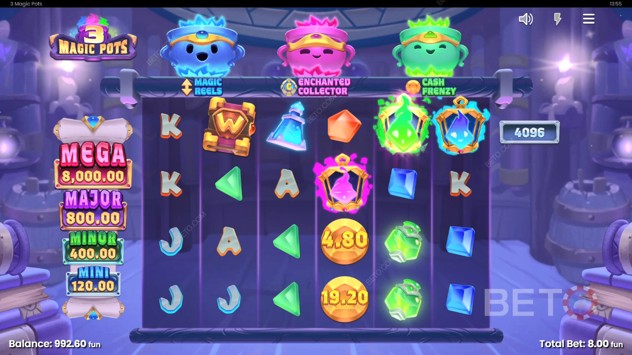 3 Magic Pots Играть Бесплатно