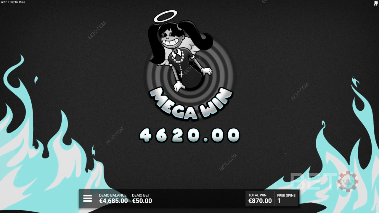 Выиграйте 13,333x вашу ставку в игровом автомате Pray For Three!