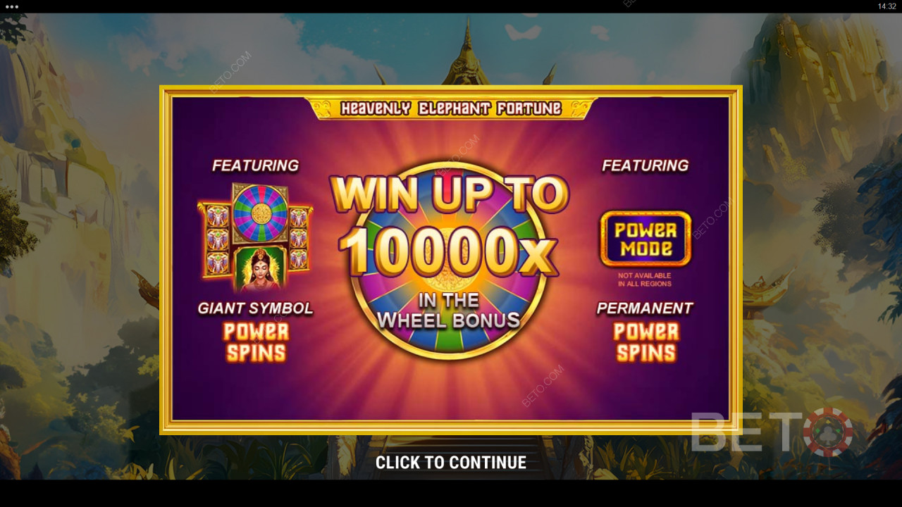 Выиграйте 10 000x вашу ставку в онлайн слоте Heavenly Elephant Fortune!