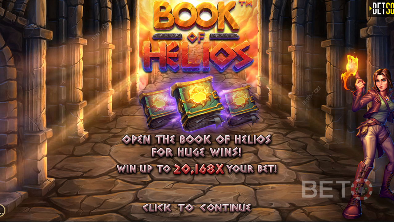 Выиграйте более 20 000x вашей ставки в слоте Book of Helios