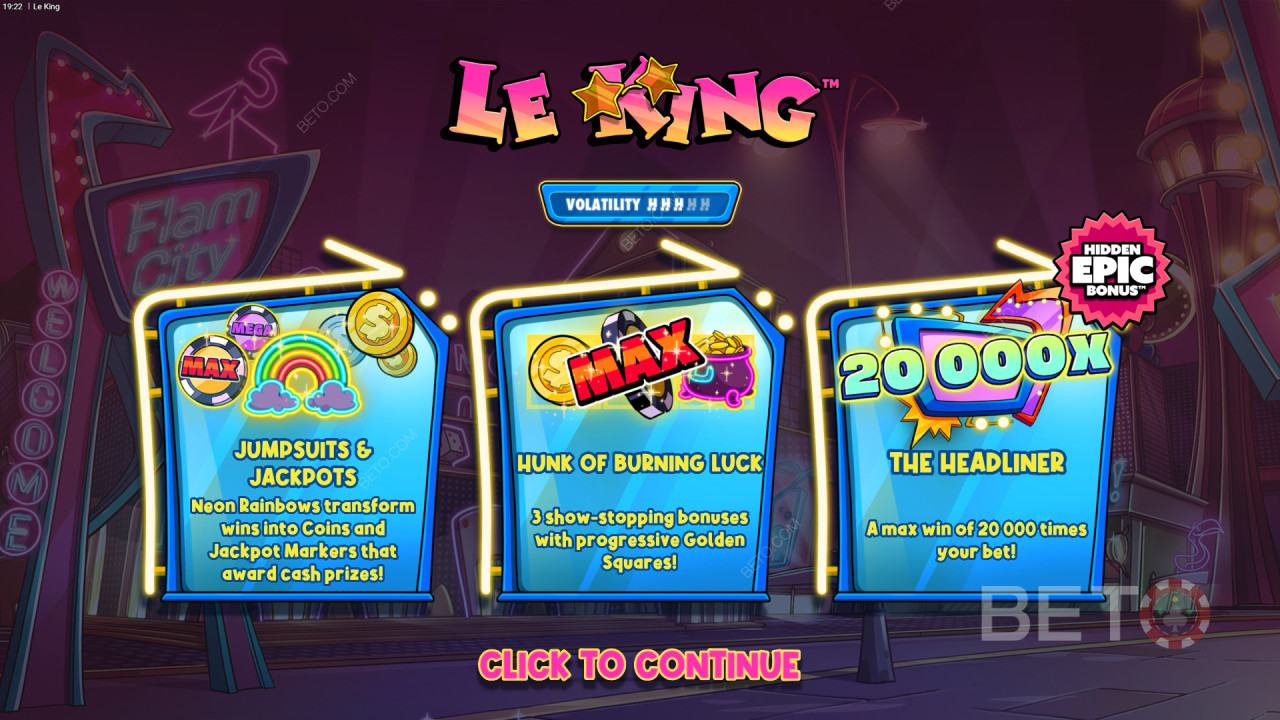 Выиграйте 20 000x вашу ставку в онлайн слоте Le King!