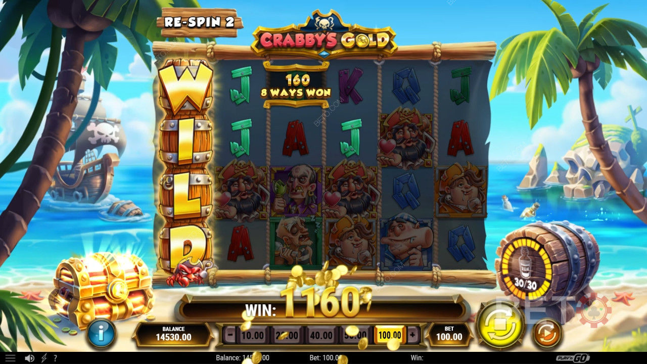 Выиграйте 70 000x вашу ставку в онлайн слоте Crabby