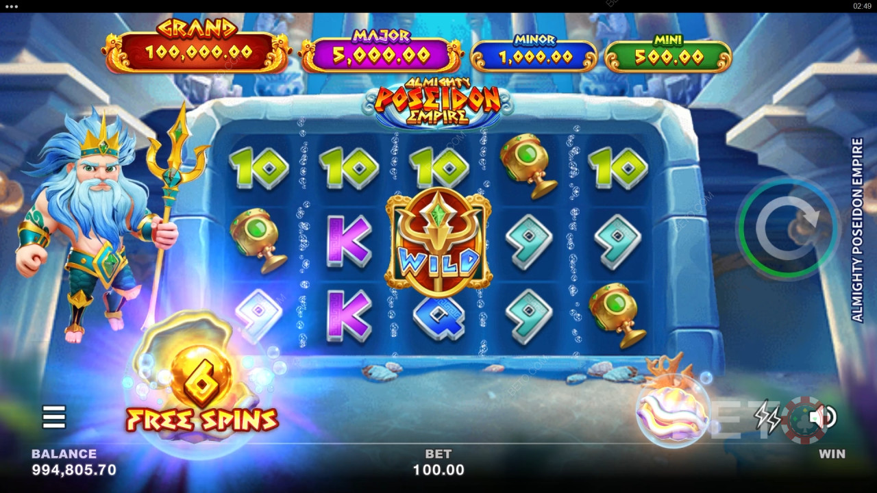 Almighty Poseidon Empire Играть Бесплатно
