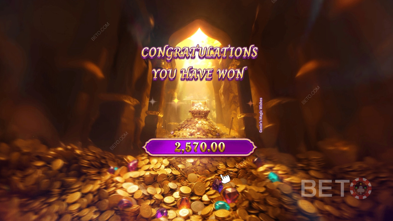 Выиграйте 5 000x вашу ставку в видеослоте Genie