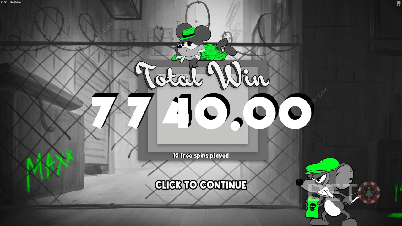 Выиграйте 12 500x вашу ставку в онлайн слоте Rad Maxx!