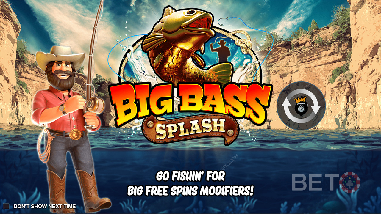Big Bass Splash - это захватывающий слот, который развлечет любителей рыбацких слотов
