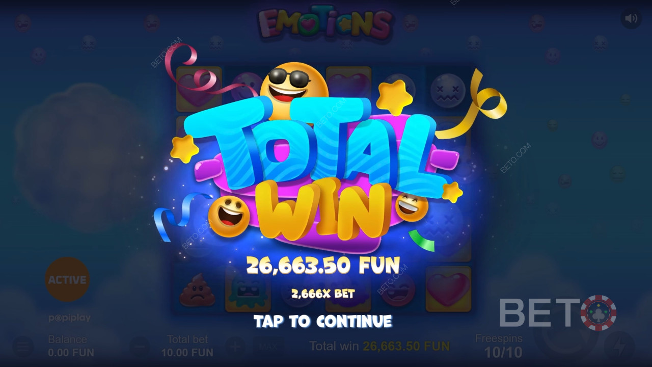 Выиграйте 15 000x вашу ставку в онлайн слоте Emotions!
