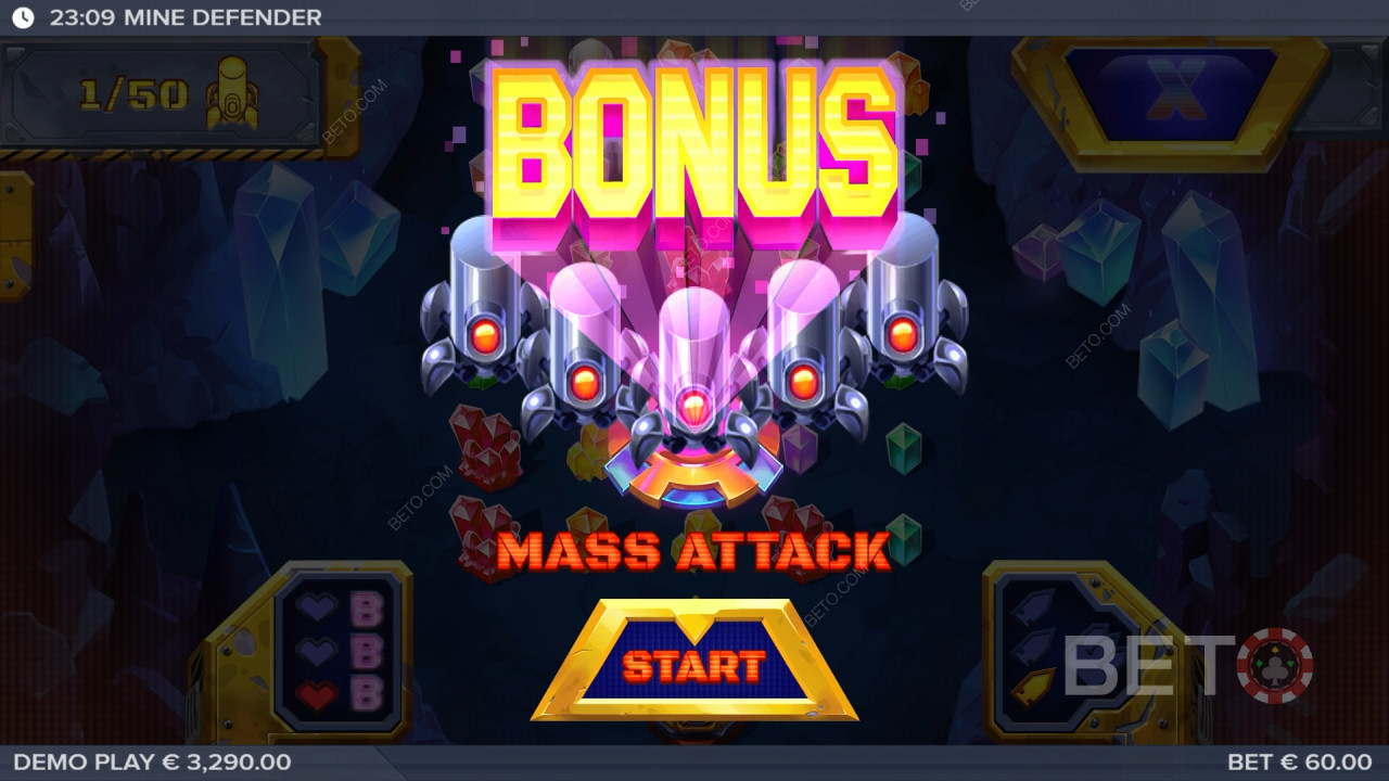 Выиграйте 10 000x вашу ставку в слоте Mine Defender!