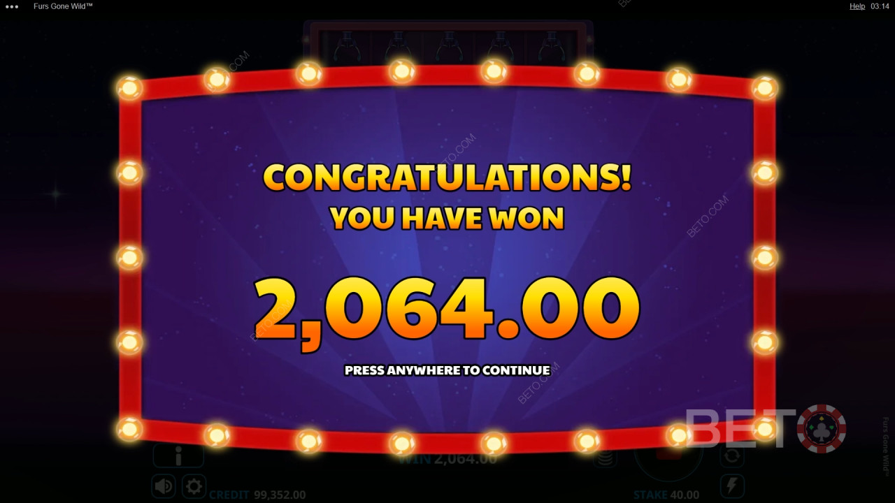 Выиграйте 6 000x вашу ставку в онлайн слоте Furs Gone Wild!
