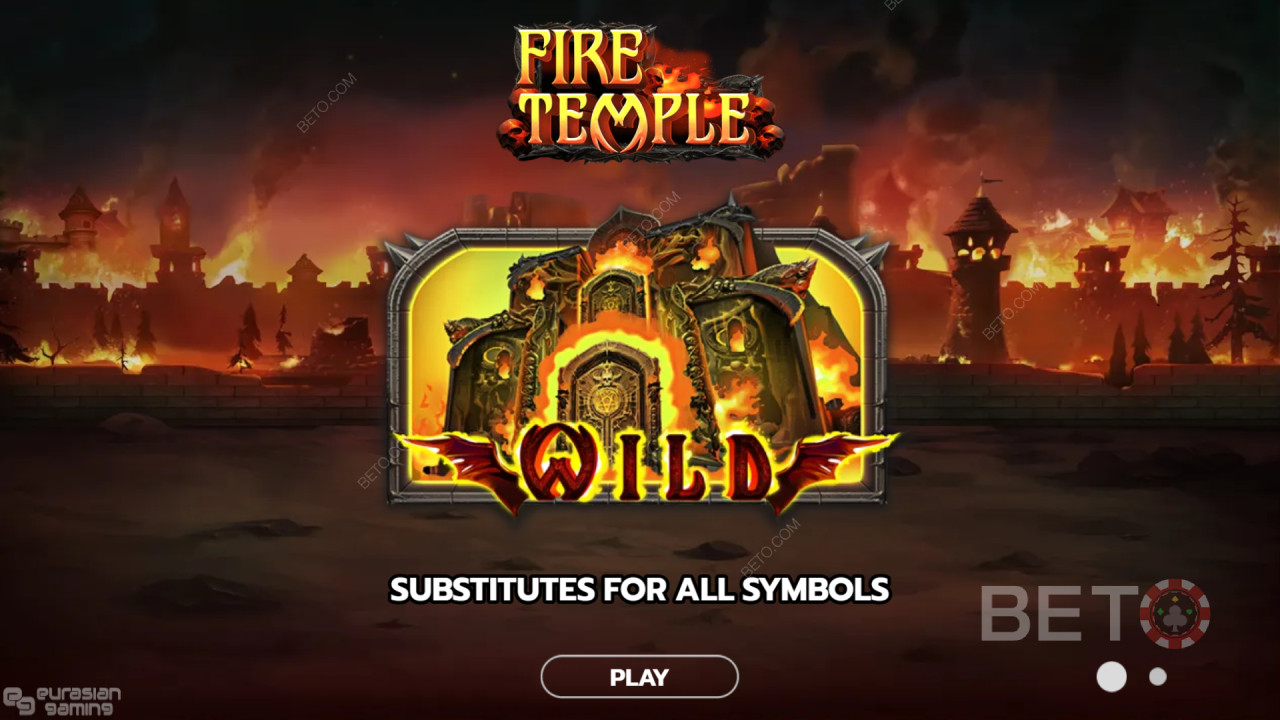 Бонусные функции в Fire Temple от Eurasian Gaming