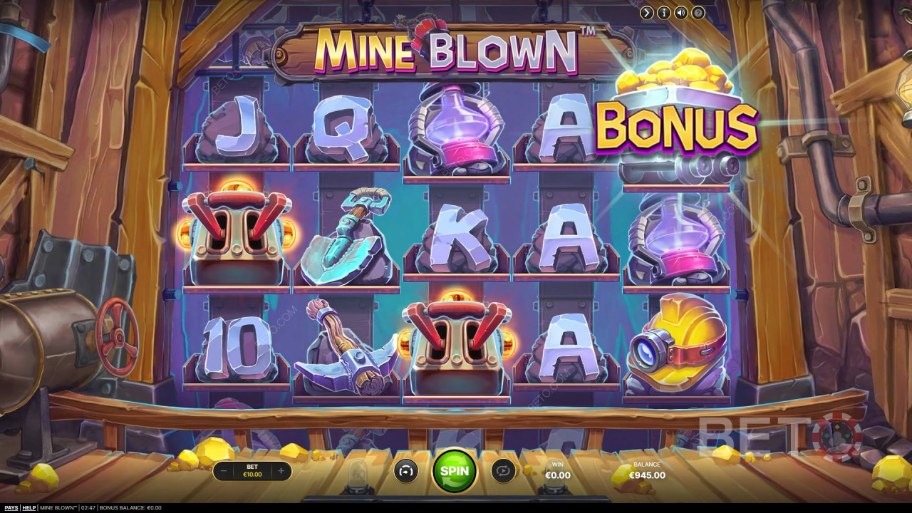 Обзор Mine Blown от BETO Slots